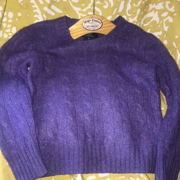 Ralph Lauren purple sweater / boys size 5 - Picture 3 of 8